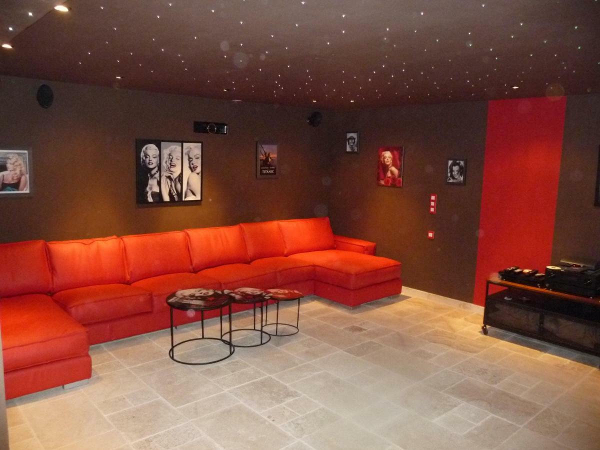 הוילה Propriete Prestige Mougins Cannes Hammam Sauna, Discotheque Salle De Cinema מראה חיצוני תמונה